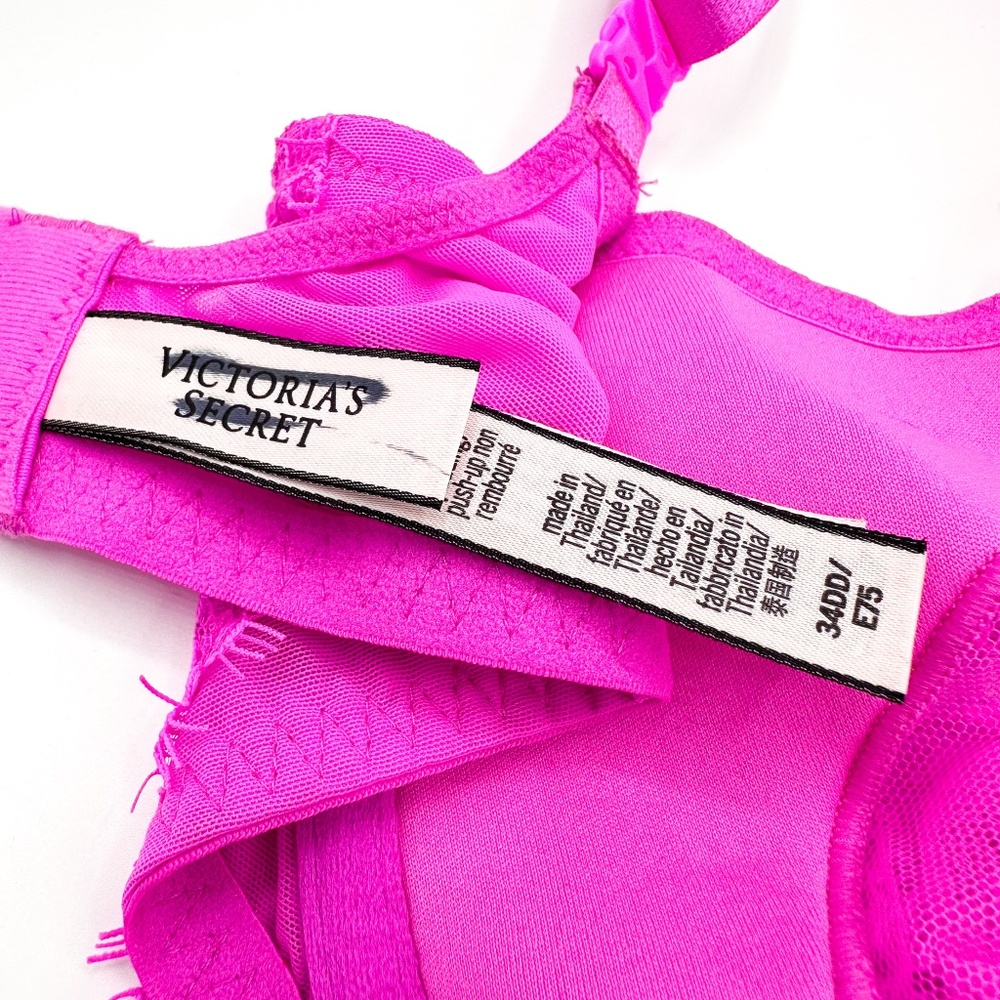 Victoria's Secret Dream Angels Pink Lace Push-Up without Padding Bra - Picture 5 of 6